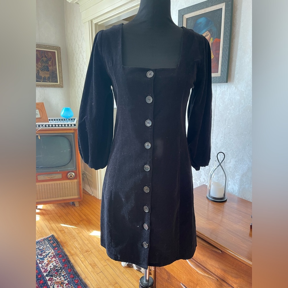 Rollas corduroy button down dress